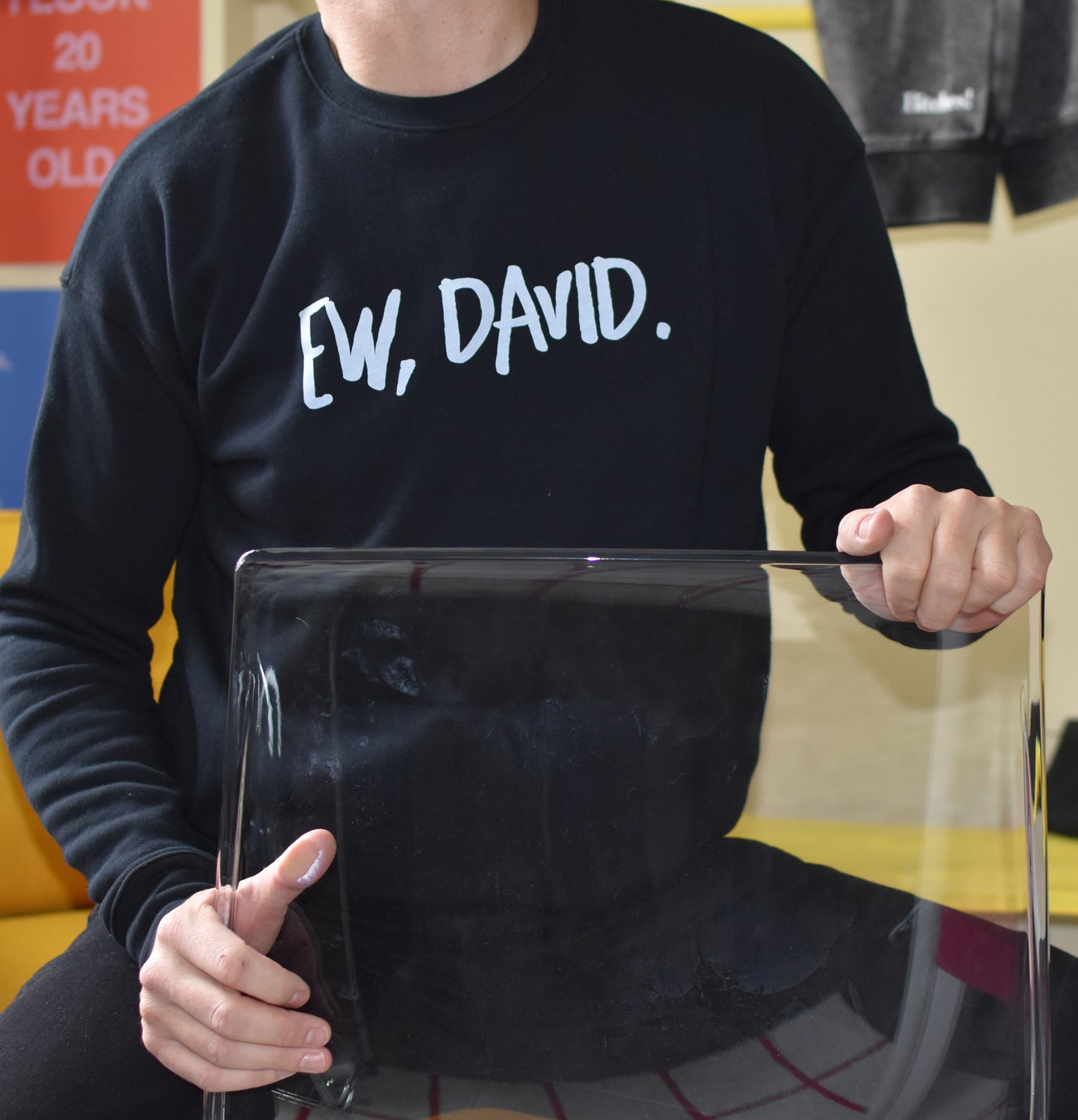 Schitt's Creek Ew David Sweatshirt  - Totally Good Time