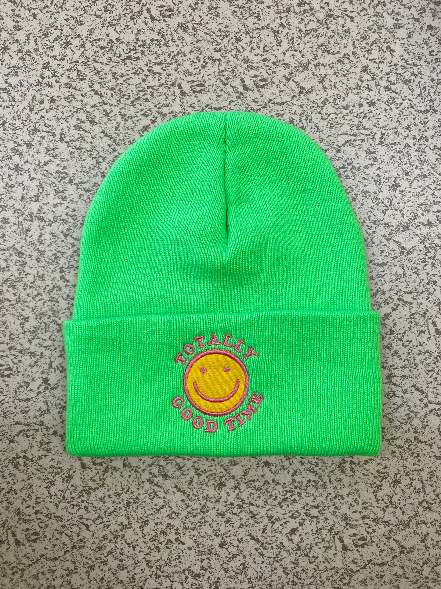 TGT Logo Neon Green Beanie