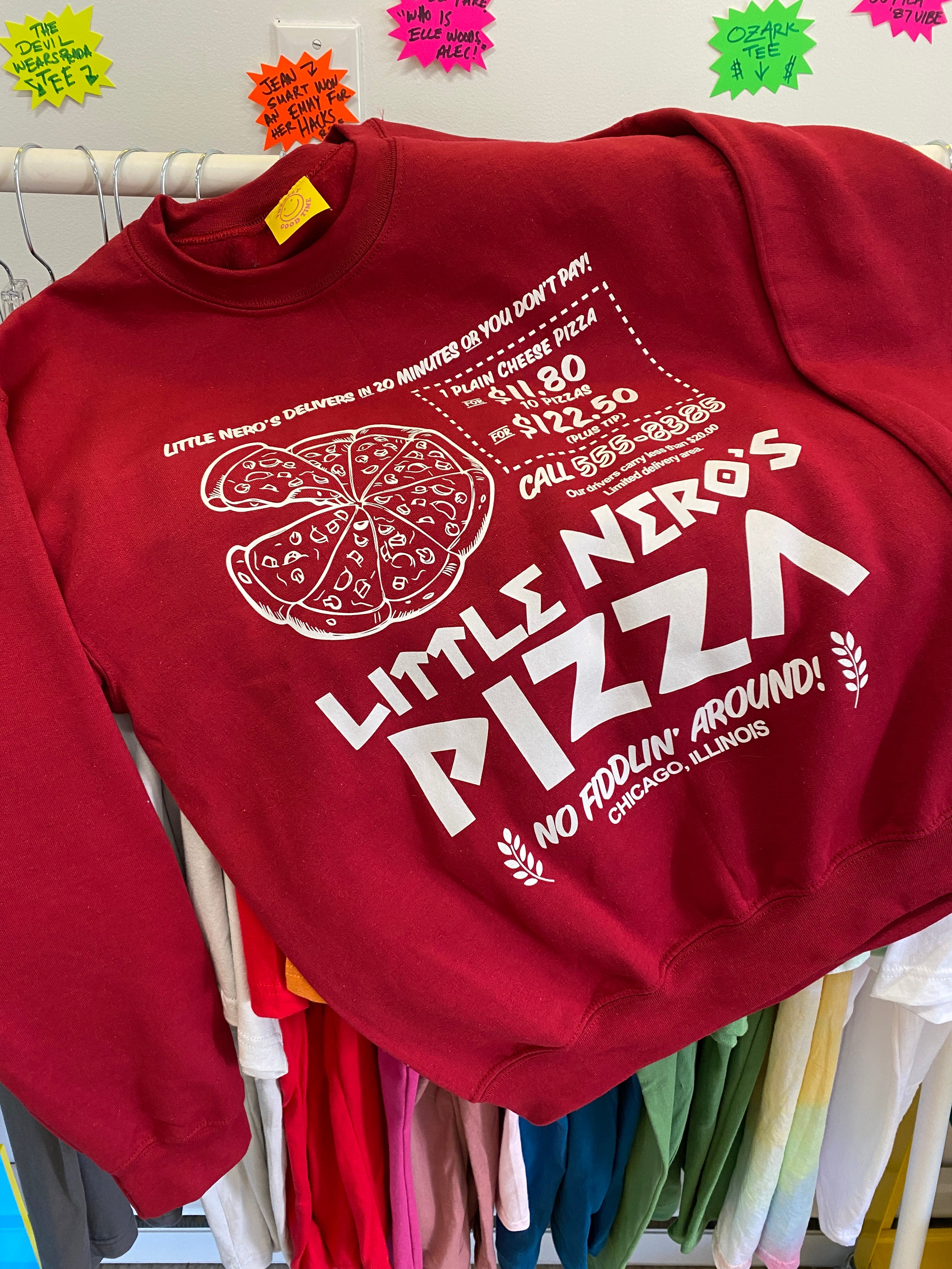 Little nero's pizza cheap hoodie