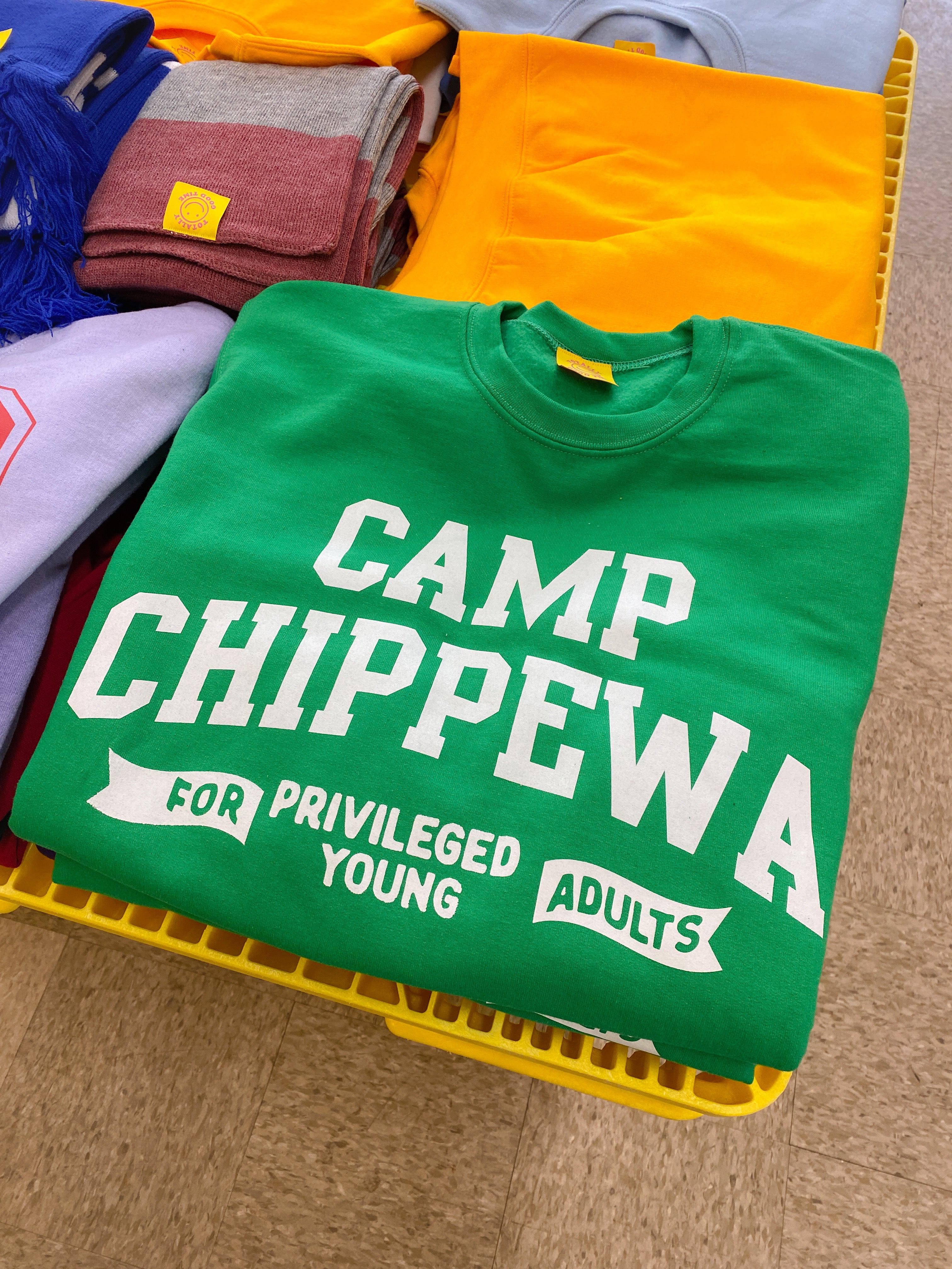 Addams Family Values Camp Chippewa Sweatshirt Totally Good Time