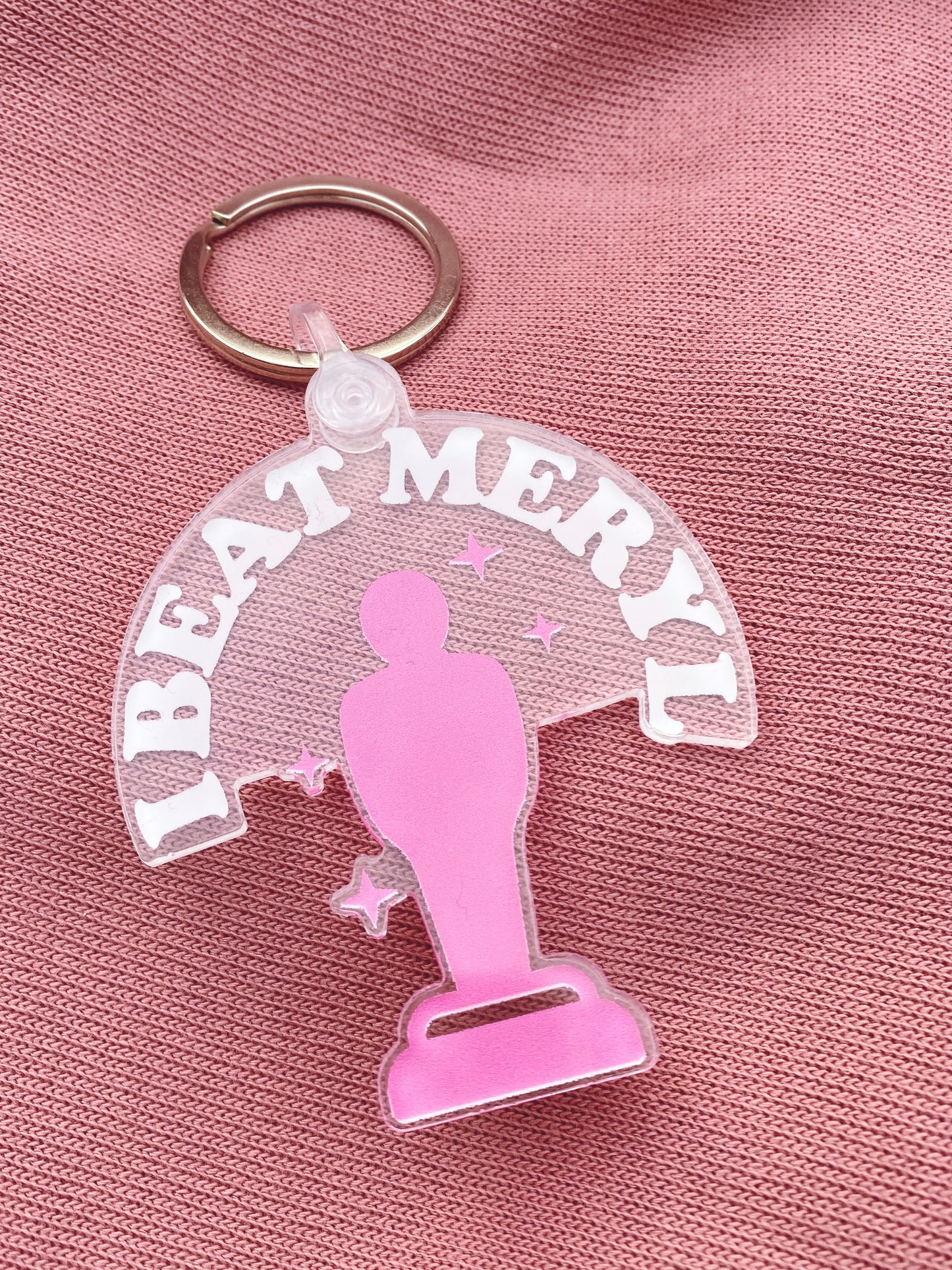 First Wives Club I Beat Meryl Keychain